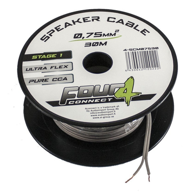 FOUR Connect 4-SCM07530 minikela 2x0.75mm2, 30m