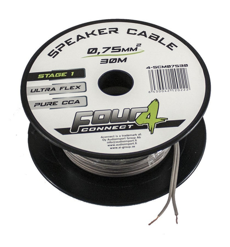 FOUR Connect 4-SCM07530 minikela 2x0.75mm2, 30m