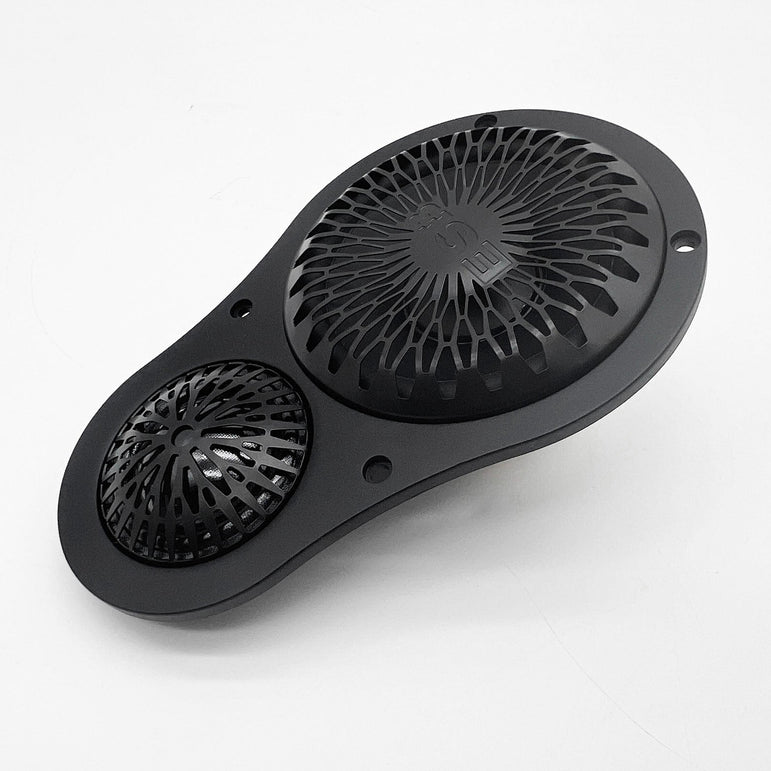 ESB Audio 4.UMA takanäkymä, neodyymimagneetit ja ABS-kaksoisrunko