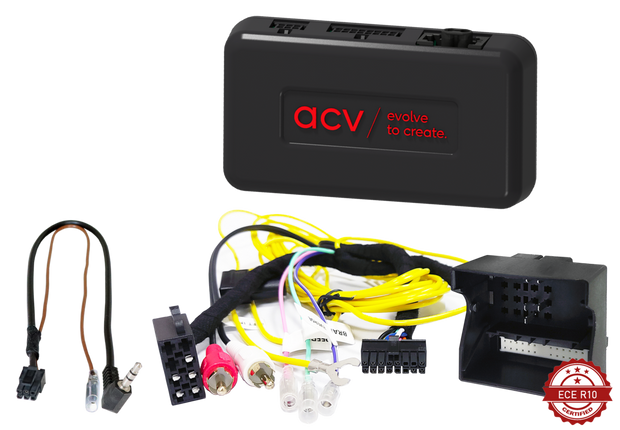 ACV 42xbm012-0 rattiohjain-adapteri BMW 1er/3er/5er/X5/X6 Quadlock Multilead MOST Amp lose