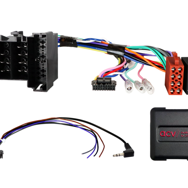 ACV 42xct005-0 rattiohjain-adapteri Alfa Romeo/Citroen/Fiat ISO/Mini ISO Multilead lose