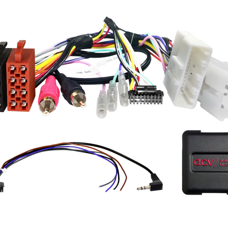 ACV 42xct010-0 rattiohjain-adapteri Citroen/Peugeot/Toyota 10Pin/28Pin Multilead AUX lose