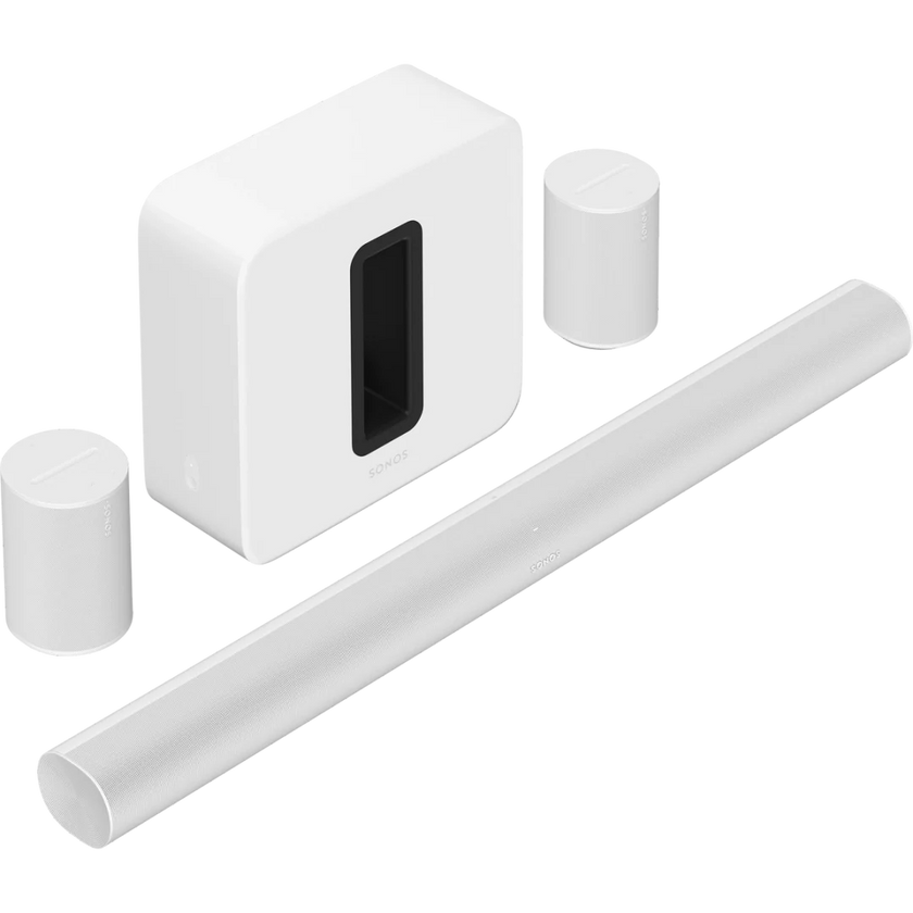 Sonos Arc + Sub (Gen 3) + 2 x Era 100 Home Theatre System