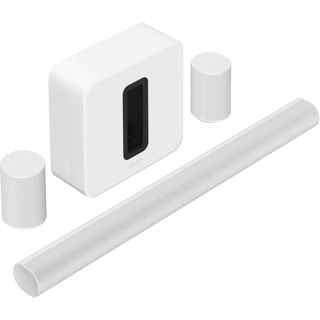 Sonos Arc + Sub (Gen 3) + 2 x Era 100 Home Theatre System