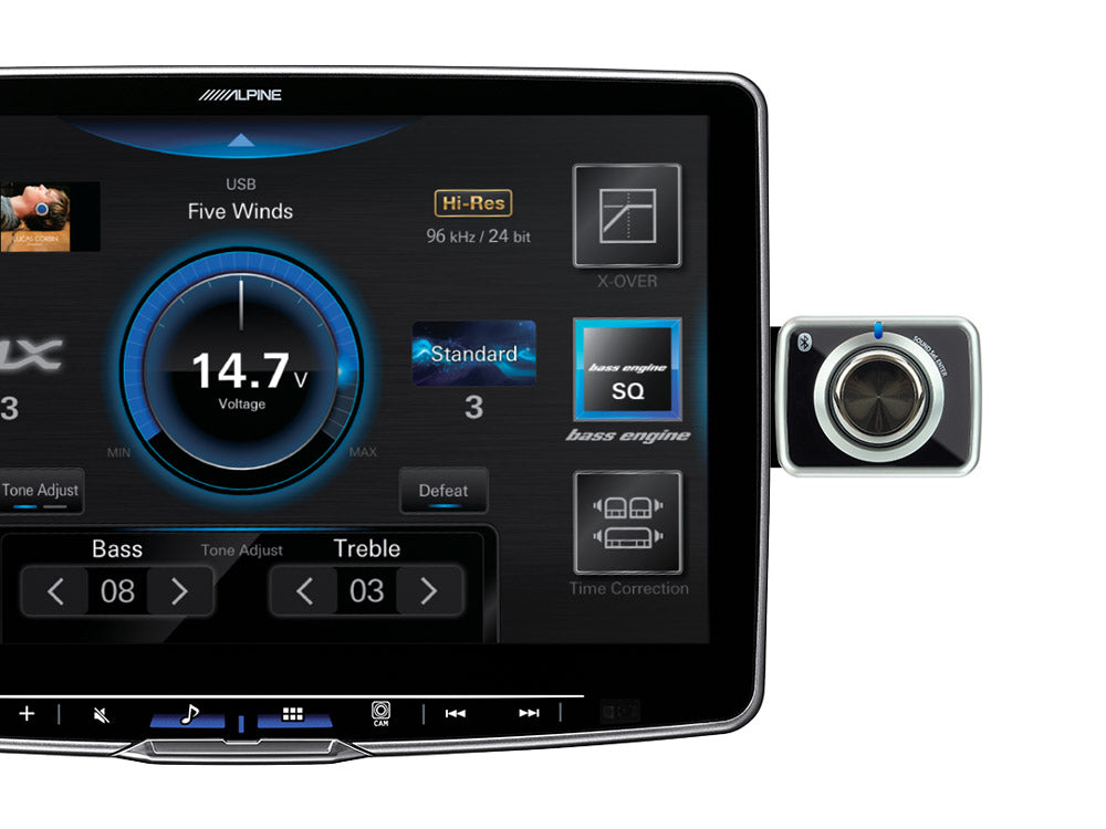 Alpine RUE-BK01 Bluetooth Volume Knob for Halo Players