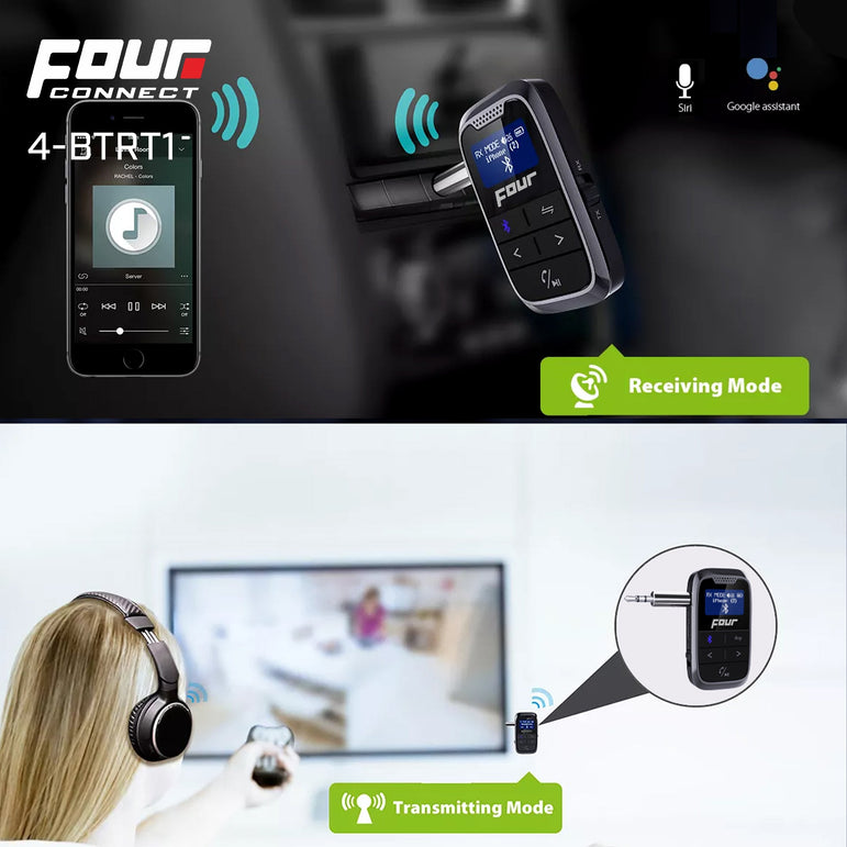FOUR 2-IN-1 Bluetooth Lähetin / Vastaanotin 4-BTRT1