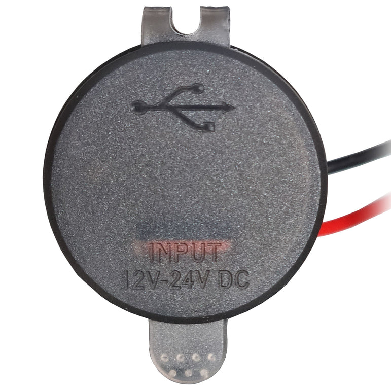 FOUR Connect 4-600162 waterproof USB-C/A socket with voltage display