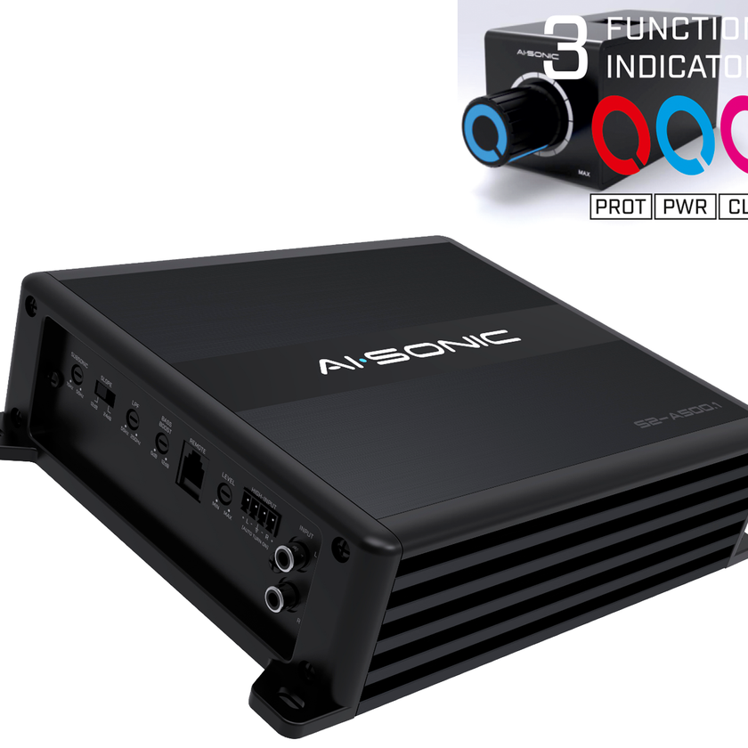 AI-SONIC S2-A500.1 with S2-BASS KNOB S2-A500.1 + KNOB