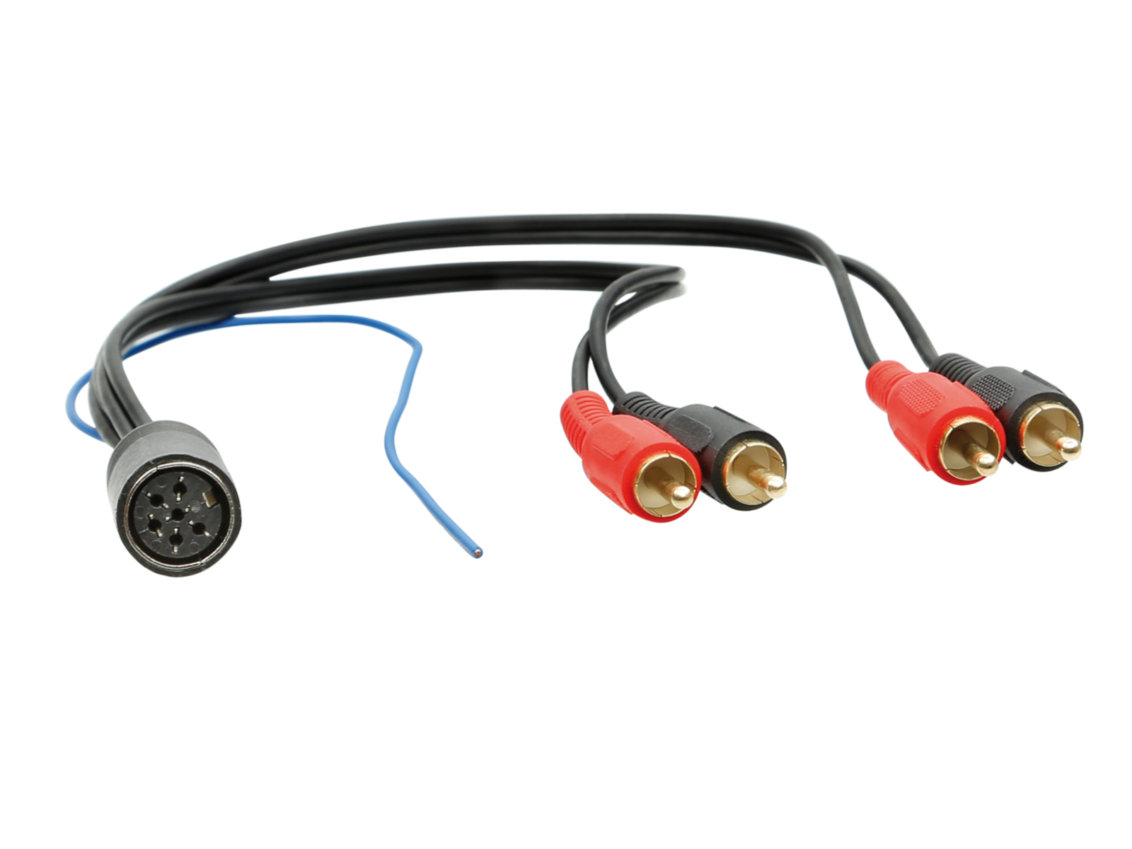 ACV 13-1352-50 Aktiivijärjestelmäsovitin Volvo 6-napainen DIN  RCA