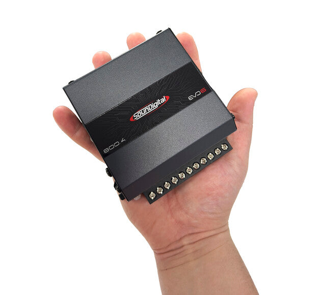 SounDigital 800.4 EVO 6 4-kanavainen autovahvistin 4 Ohm