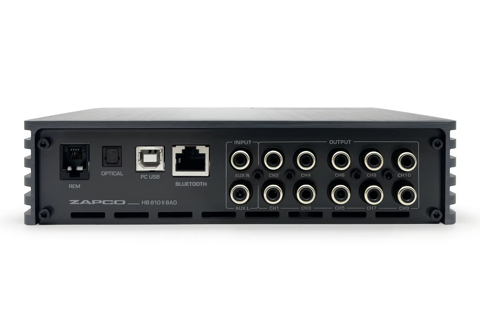 Zapco HB 810 II 8AD 10-Channel DSP Amplifier / 8-Channel Amplifier.