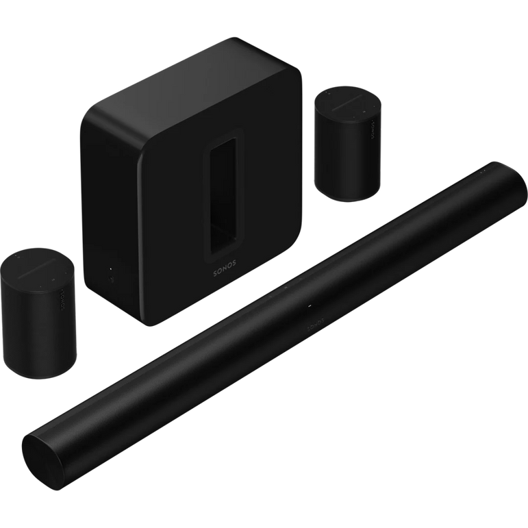 Sonos Arc + Sub (Gen 3) + 2 x Era 100 Home Theatre System