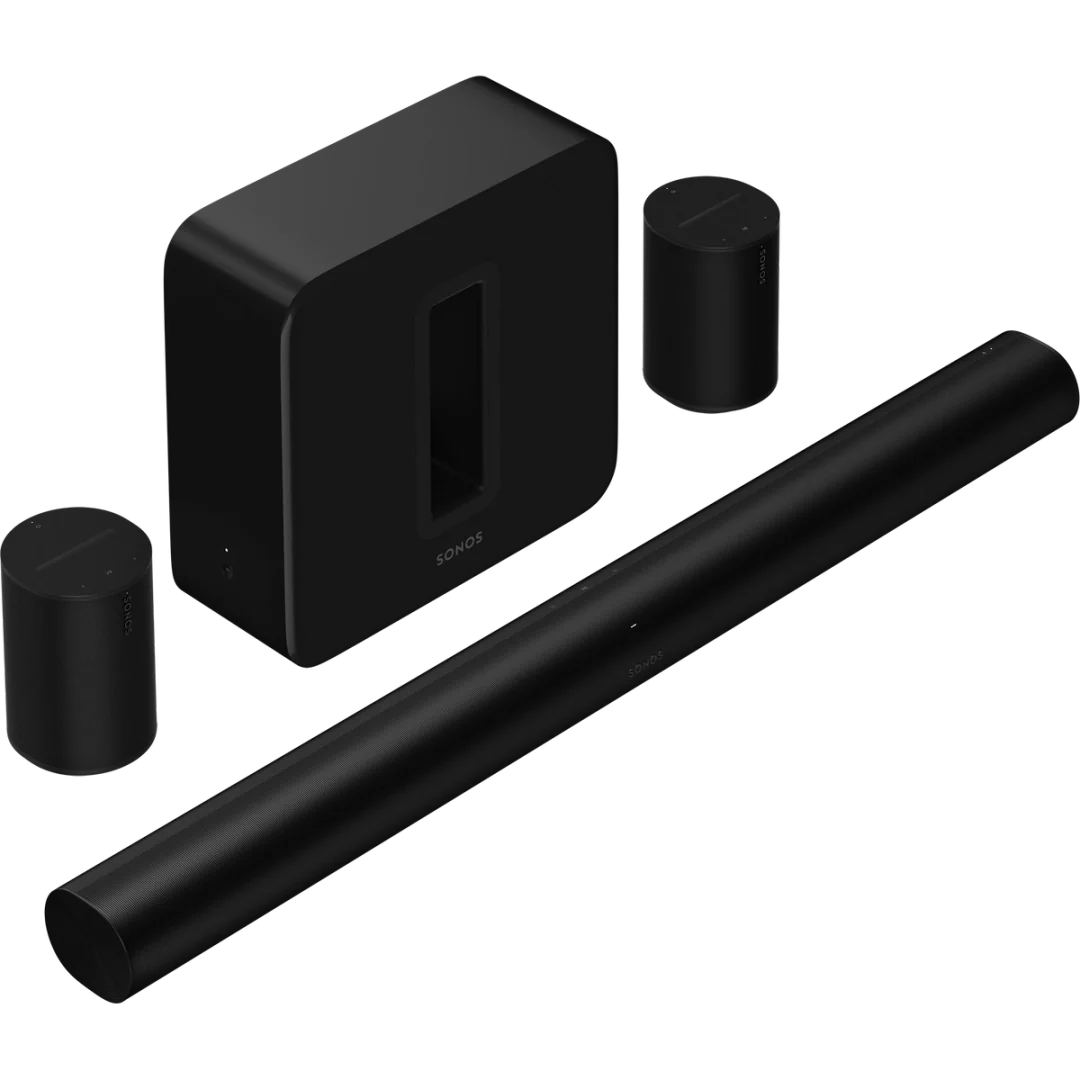 Sonos Arc + Sub (Gen 3) + 2 x Era 100 Home Theatre System