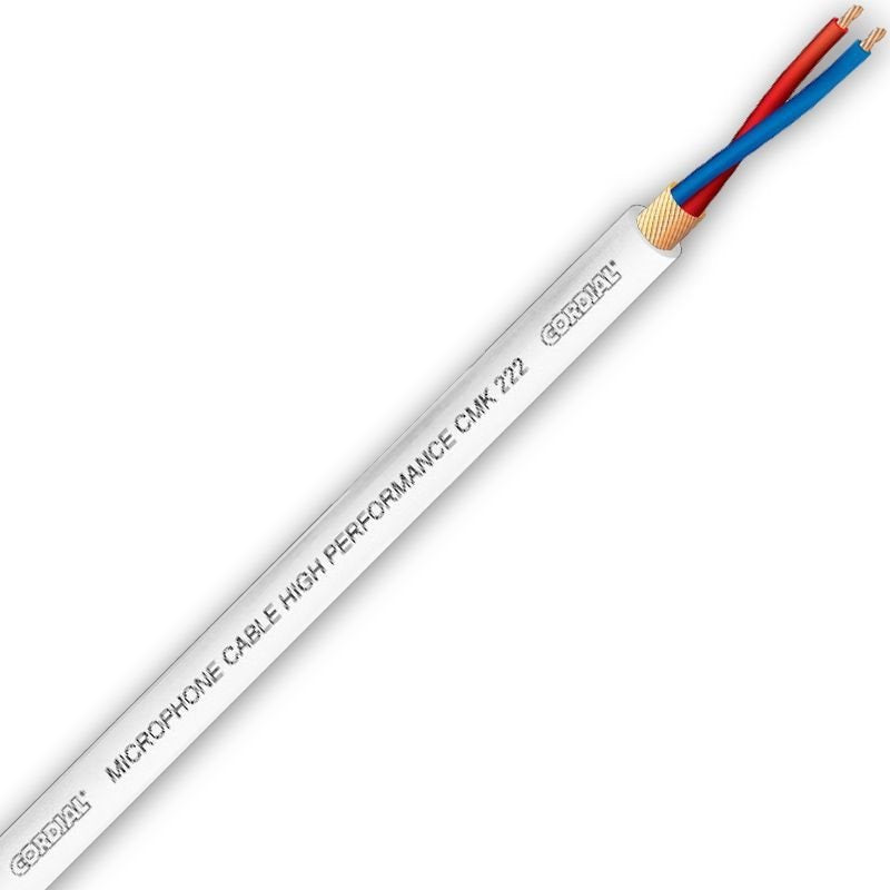 Cordial CMK 222 microphone cable, per meter