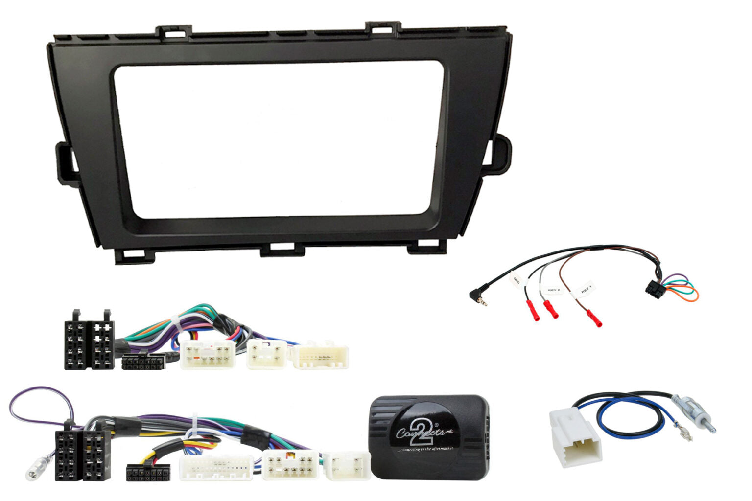 Prius 2009 – 2015 2-DIN car stereo installation kit