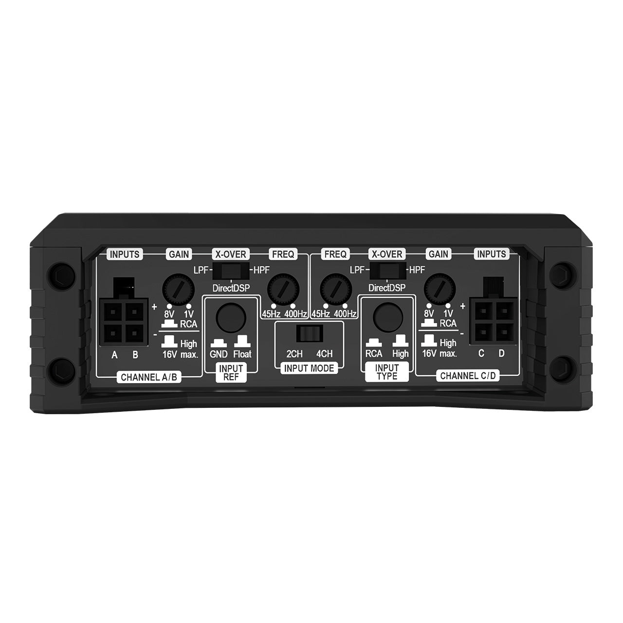HELIX AMPLIFY 204 X-OVER 24V 4-kanavahvistin, 4x190W
