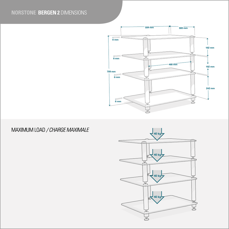 NorStone Bergen 2 Hifi Rack