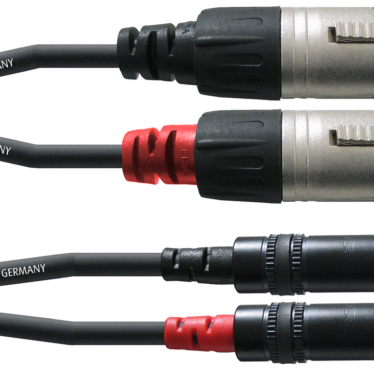 Cordial CFU FC 2RCA-XLR kaapeli