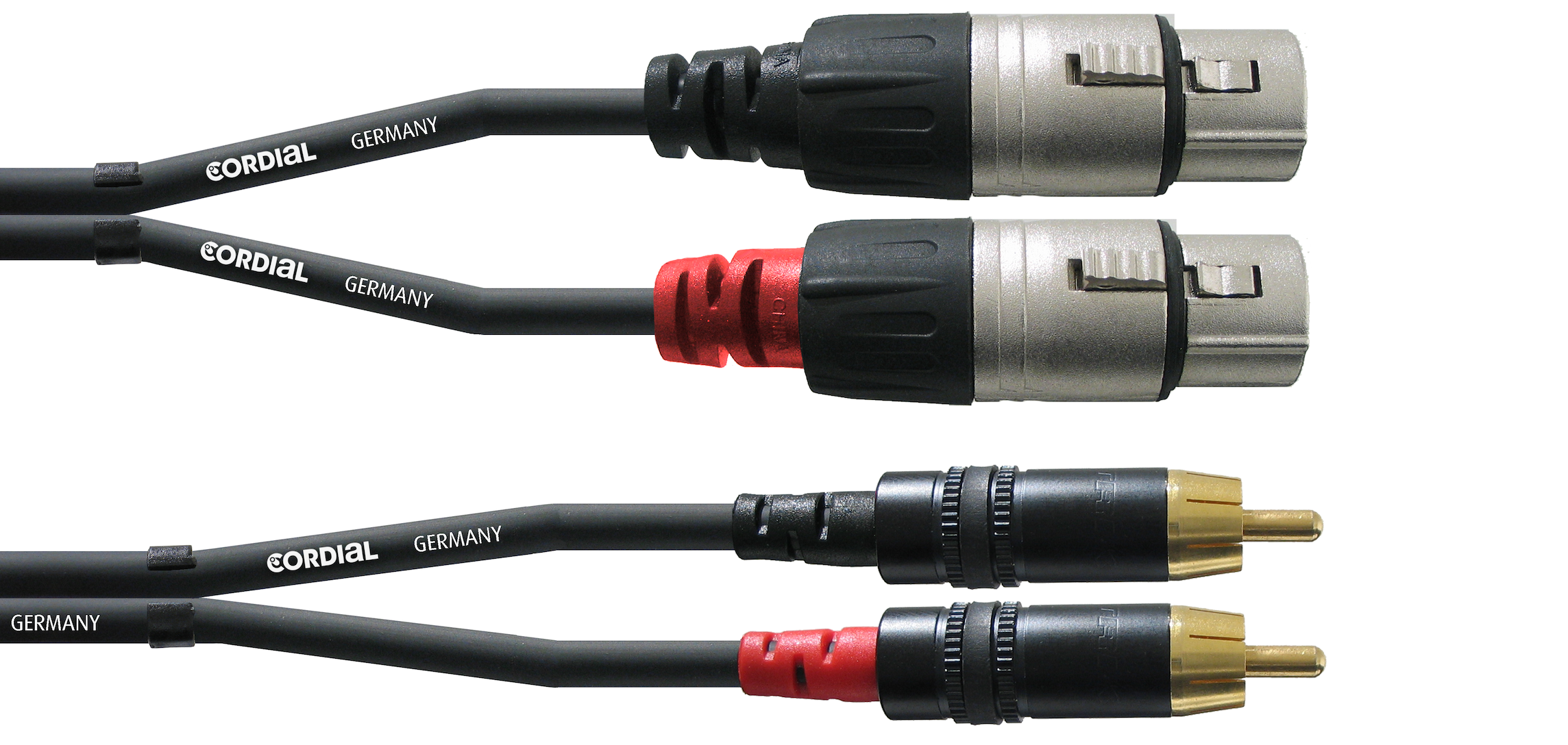 Cordial CFU FC 2RCA-XLR kaapeli