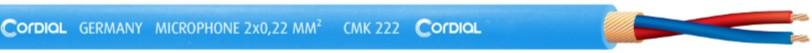 Cordial CMK 222 microphone cable, per meter
