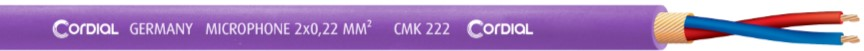 Cordial CMK 222 microphone cable, per meter