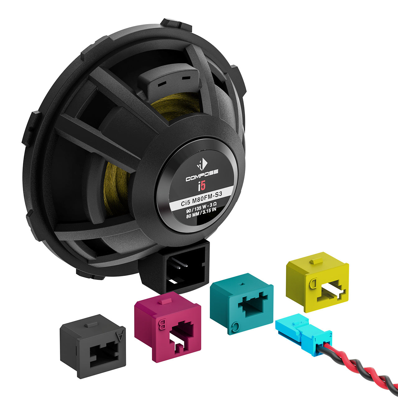 HELIX Ci5 M80FM-S3 80 mm Midrange Speaker 3 Ohm