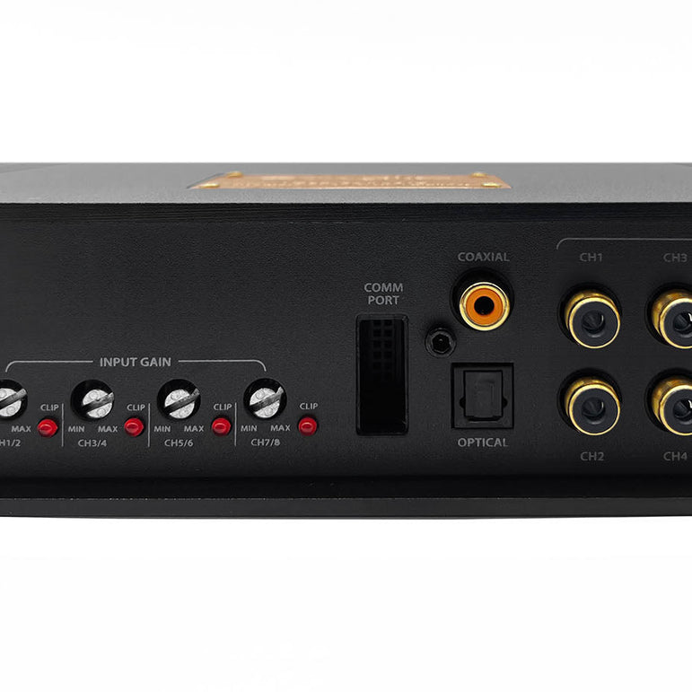 Zapco DSP-Z8 IV AT 8-Ch. DSP, Autotuning, 8 RCA In, 8 RCA Out, optional HD-BT