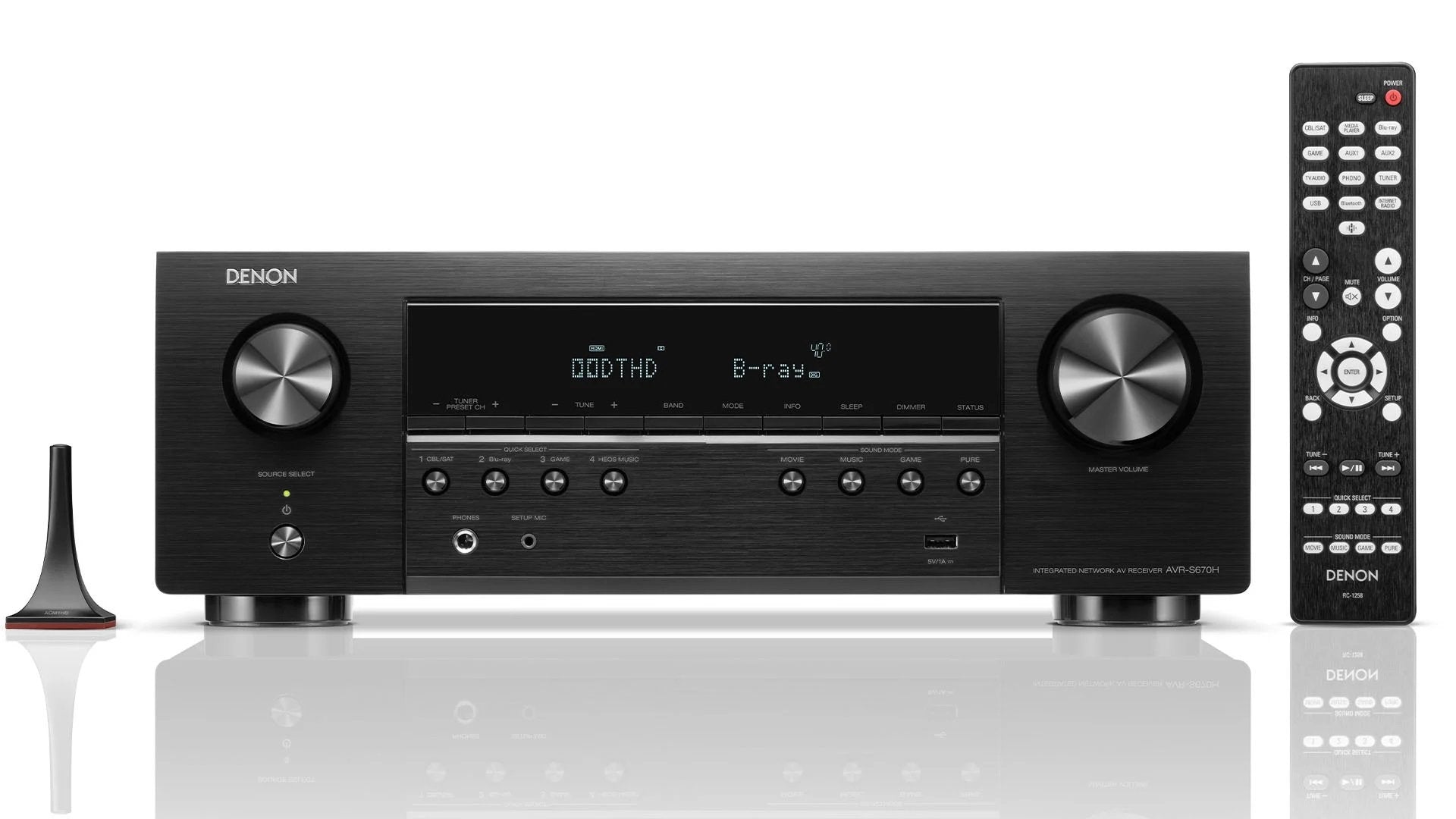 Denon AVR-S670H 5.2 HEOS 8K AV Receiver