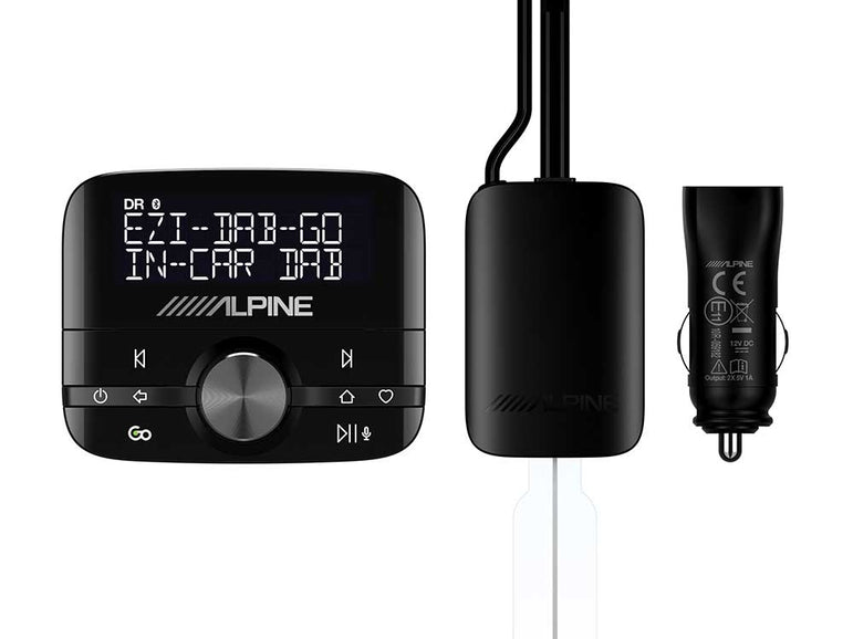 Alpine EZi-DAB-GO Bluetooth Adapter DAB/DAB+ Tuner