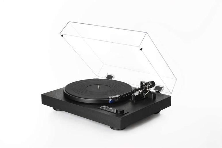 Dual CS 618Q Direct Drive Turntable Twin Gimbal Ortofon 2M Blue Quartz-stabilized