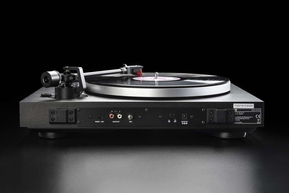 Dual CS 529 BT Fully Automatic Turntable Bluetooth aptX HD Ortofon 2M Red