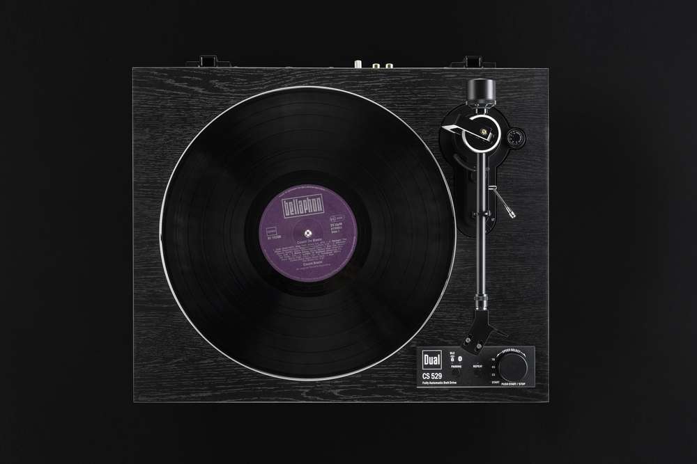 Dual CS 529 BT Fully Automatic Turntable Bluetooth aptX HD Ortofon 2M Red