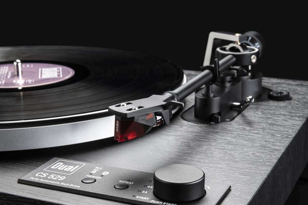 Dual CS 529 BT Fully Automatic Turntable Bluetooth aptX HD Ortofon 2M Red