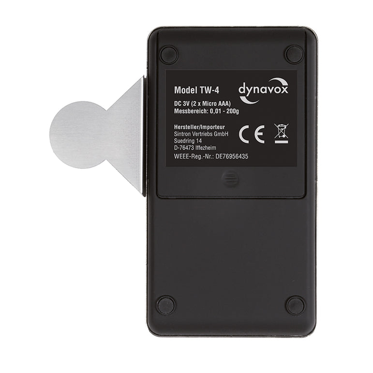Dynavox TW-4 elektroninen äänivarsivaaka 0,01–200 g