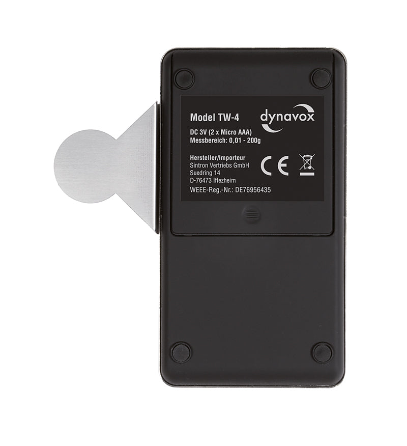 Dynavox TW-4 elektroninen äänivarsivaaka 0,01–200 g