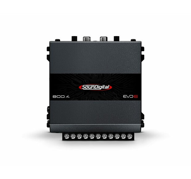 SounDigital 800.4 EVO 6 4-kanavainen autovahvistin 4 Ohm