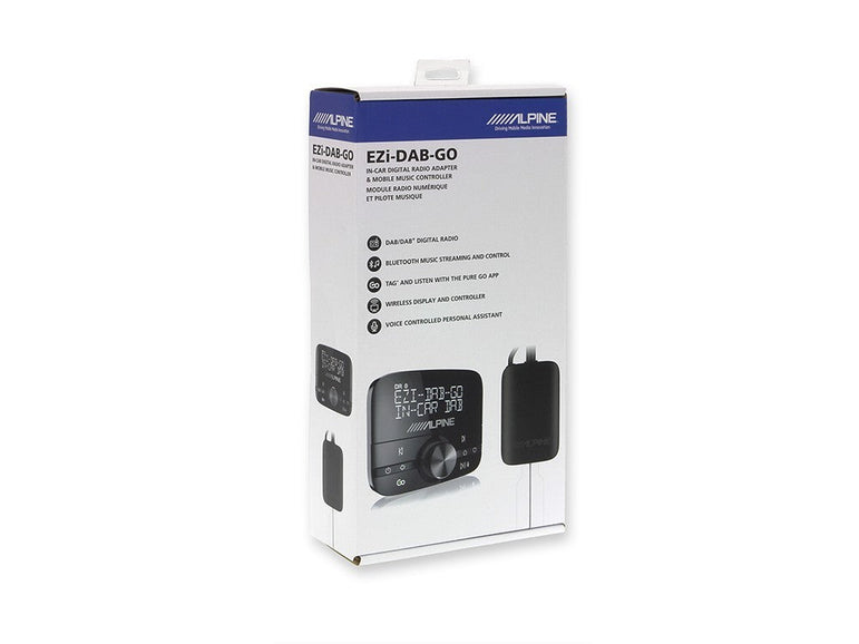 Alpine EZi-DAB-GO Bluetooth Adapter DAB/DAB+ Tuner
