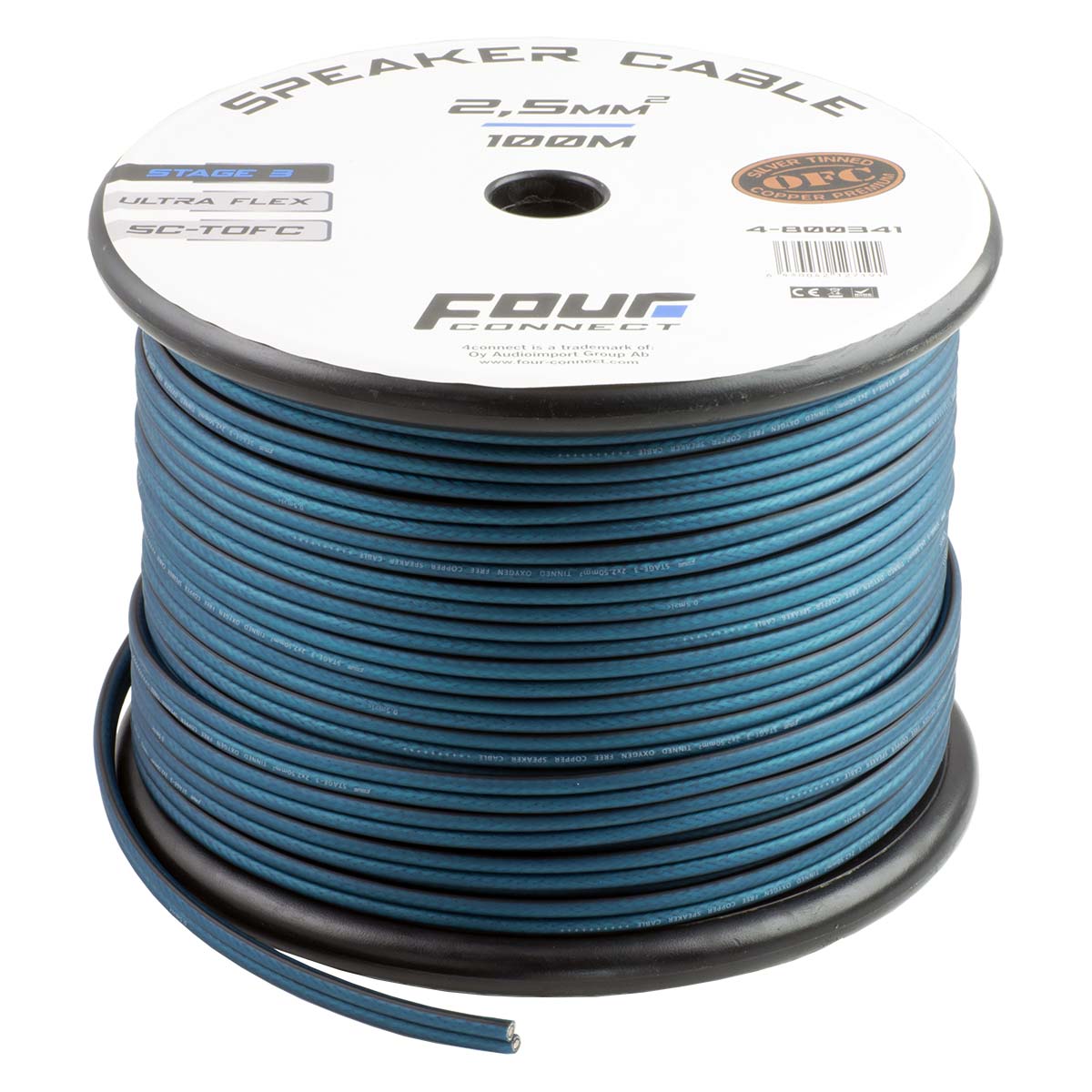 FOUR Connect 4-800341 STAGE 3 2.5mm2 SC-TOFC Speaker cable