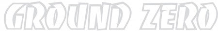 Ground Zero sticker outline 340 x 50 mm GZ sticker short GZ