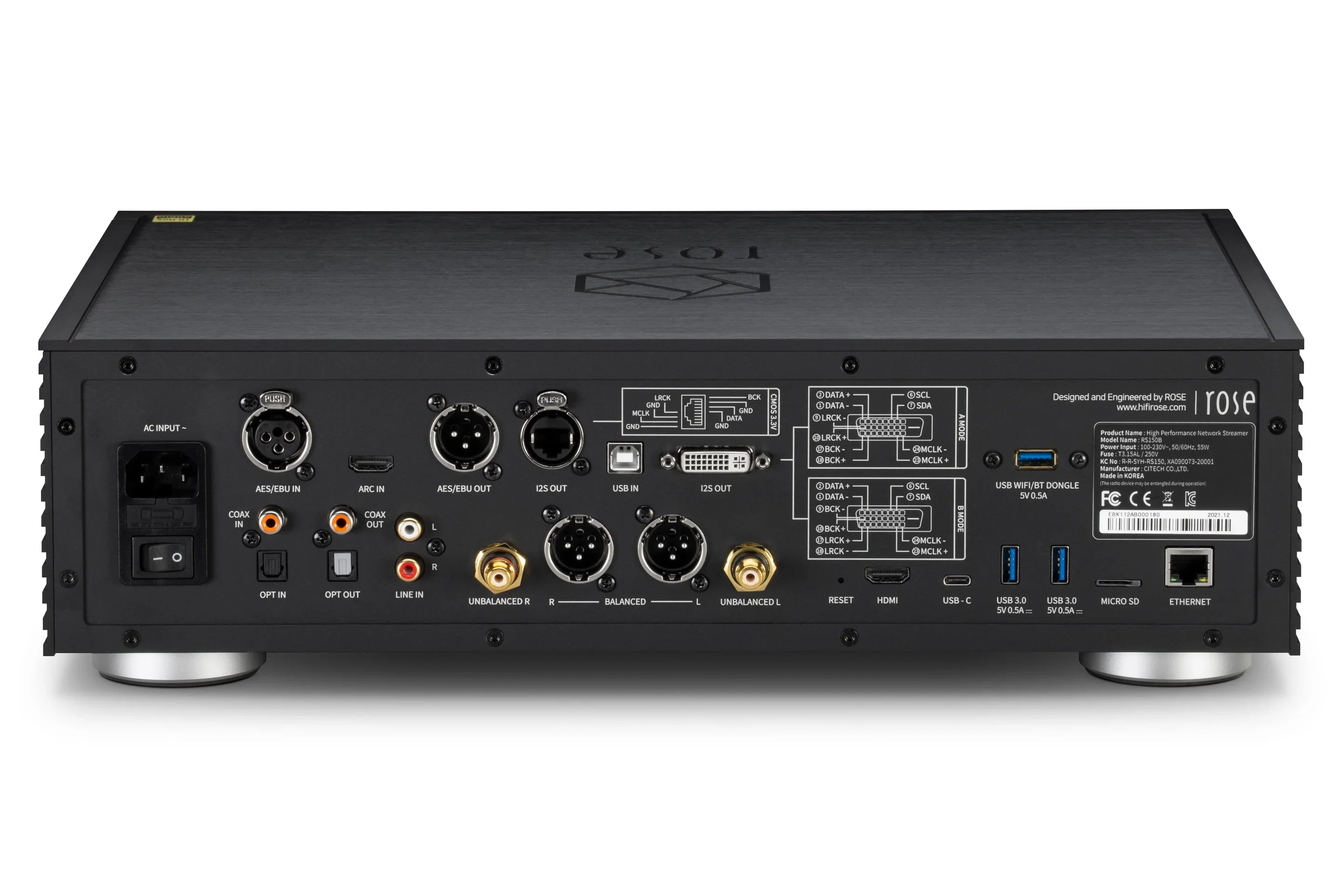 HiFi Rose RS150B Network Streamer