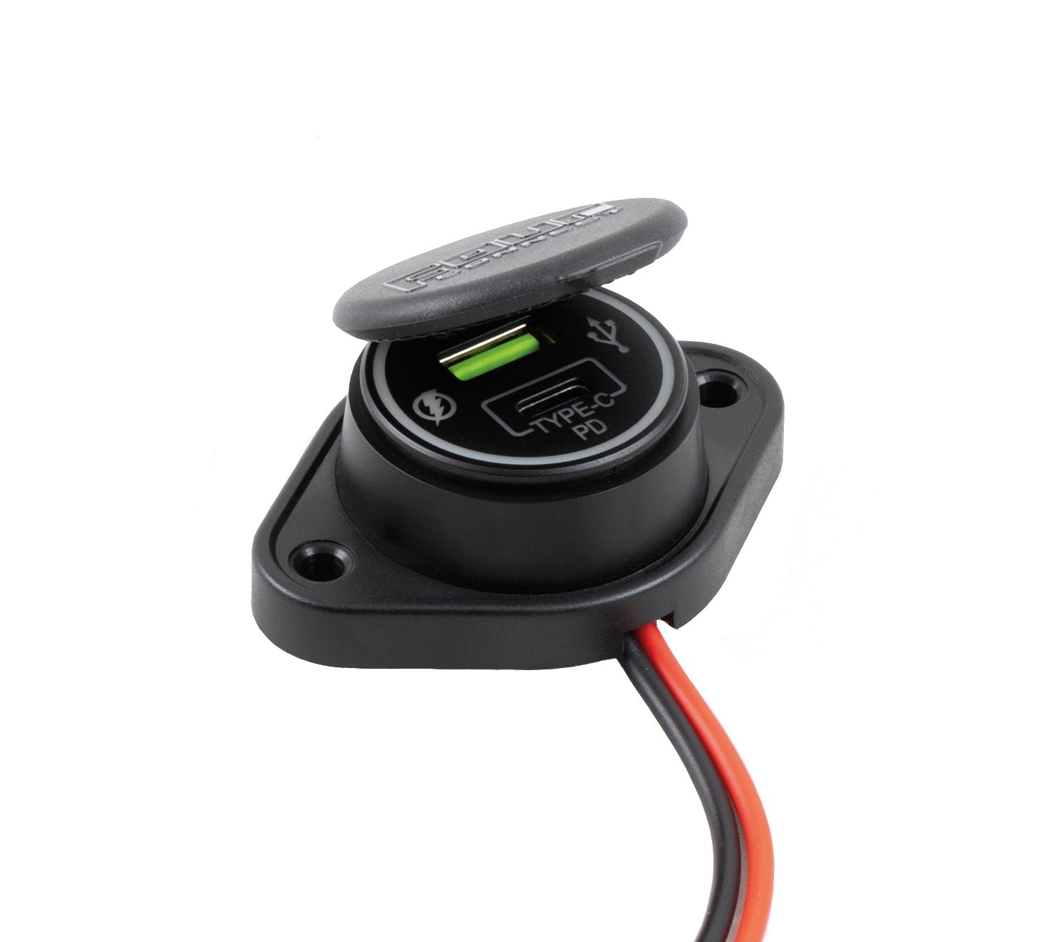 FOUR Connect 4-600163 vedenpitävä USB-C/A Virta-adapteri /USB TYPE-C +PD