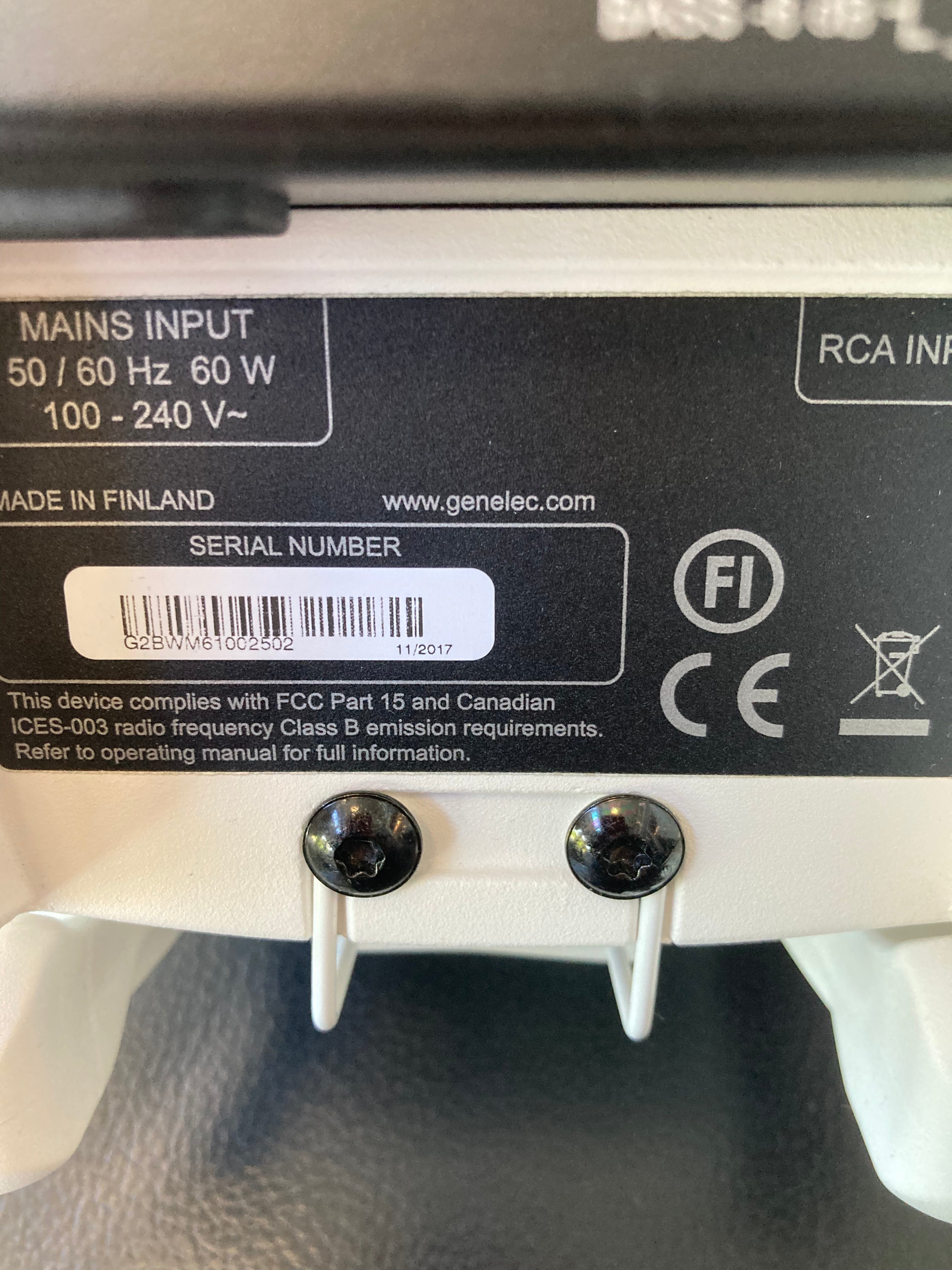 Genelec G Two (G2) – Aktiivikaiutinpari (vaihtolaite)