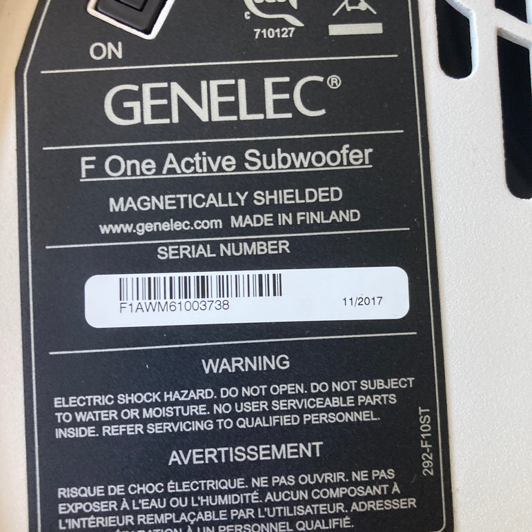 Genelec F One (A) F1, vaihtolaite