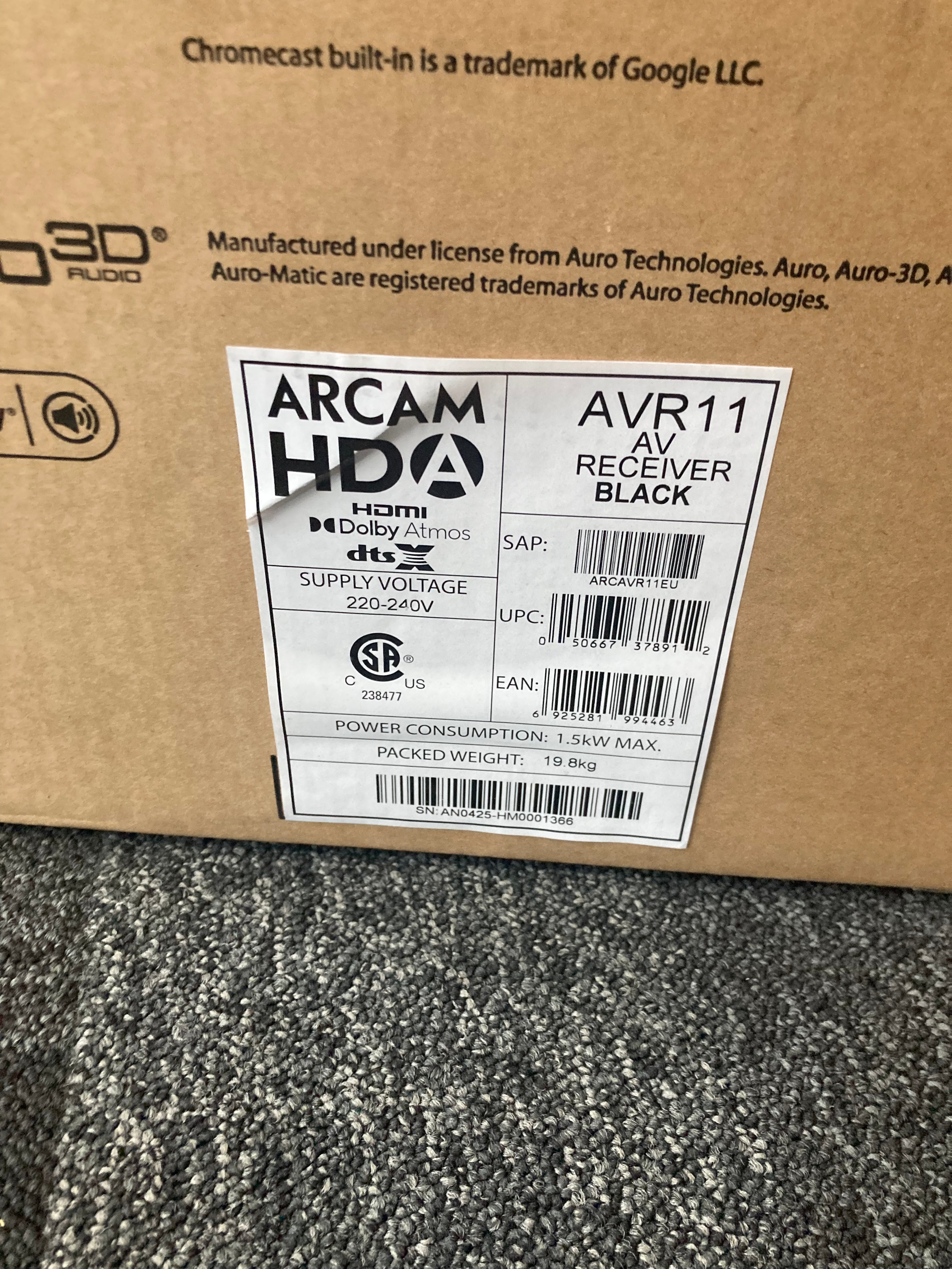 Arcam AVR11 AV Receiver – Consignment Sale
