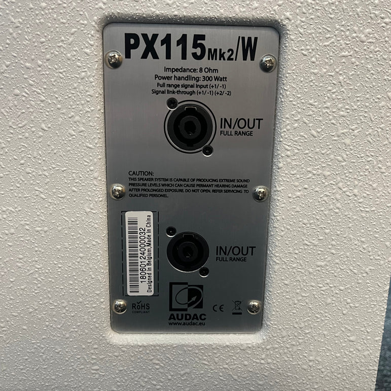 AUDAC PX115 Varastopoisto. Sijainti Oulu.
