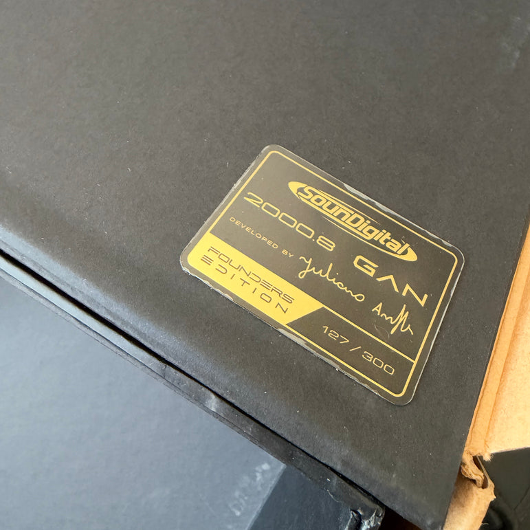 SounDigital GAN 2000.8 Founders Edition – 8-kanavainen vahvistin 4 Ω ,vaihtolaite