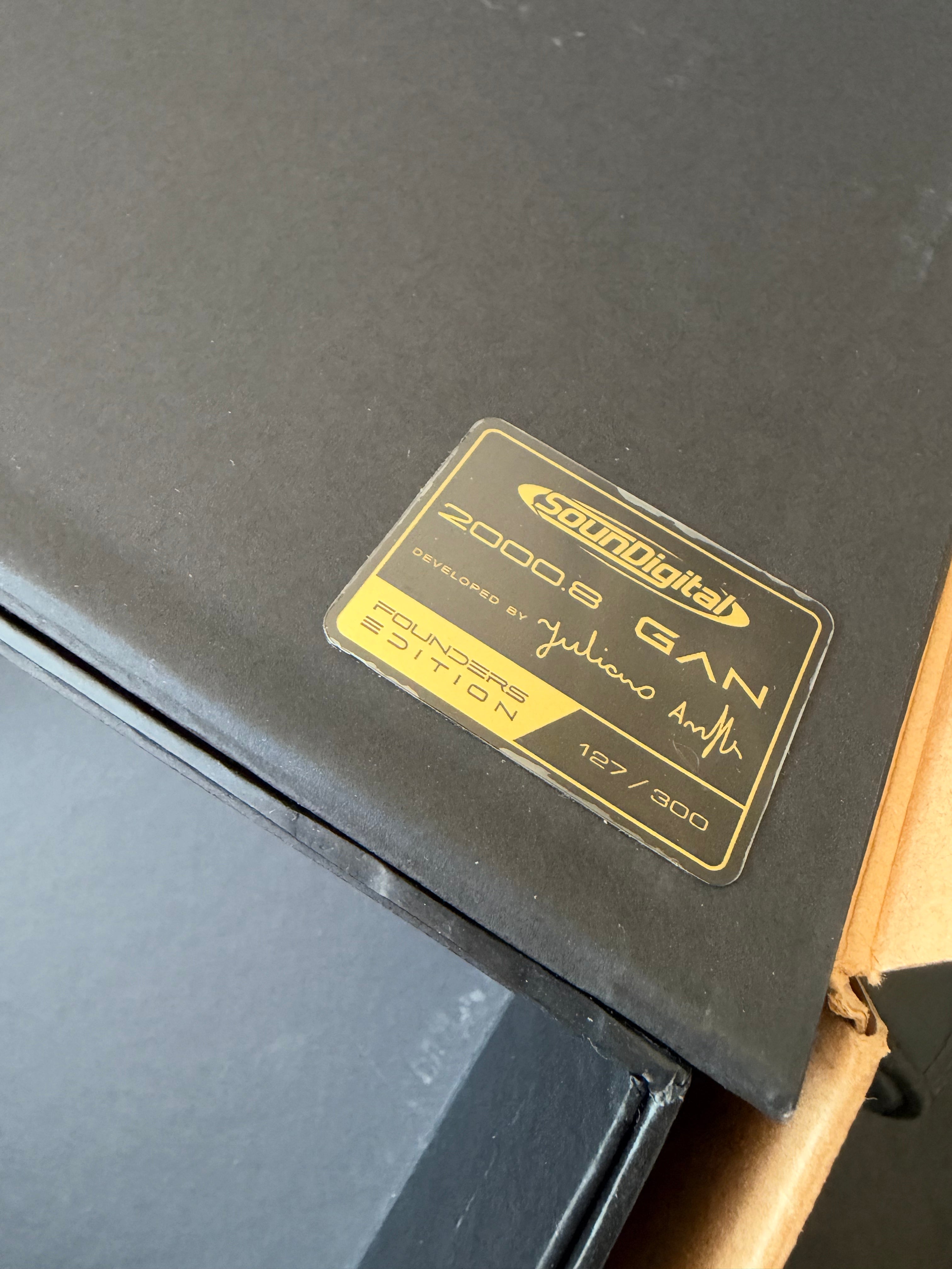 SounDigital GAN 2000.8 Founders Edition – 8-kanavainen vahvistin 4 Ω ,vaihtolaite
