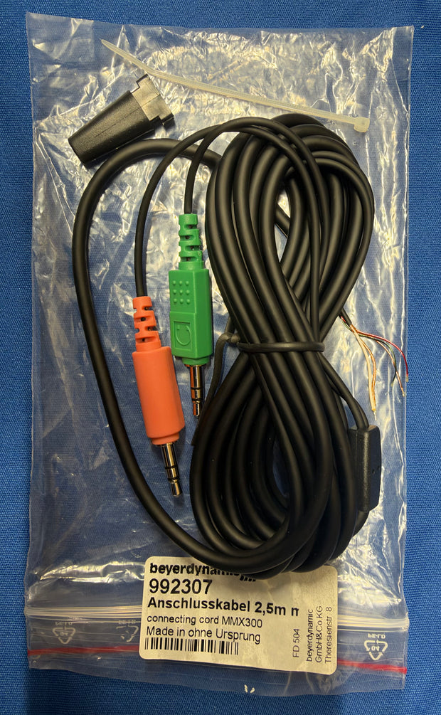 Beyerdynamic 992307 liitäntäkaapeli MMX 300 1. sukupolvi 2,5 m