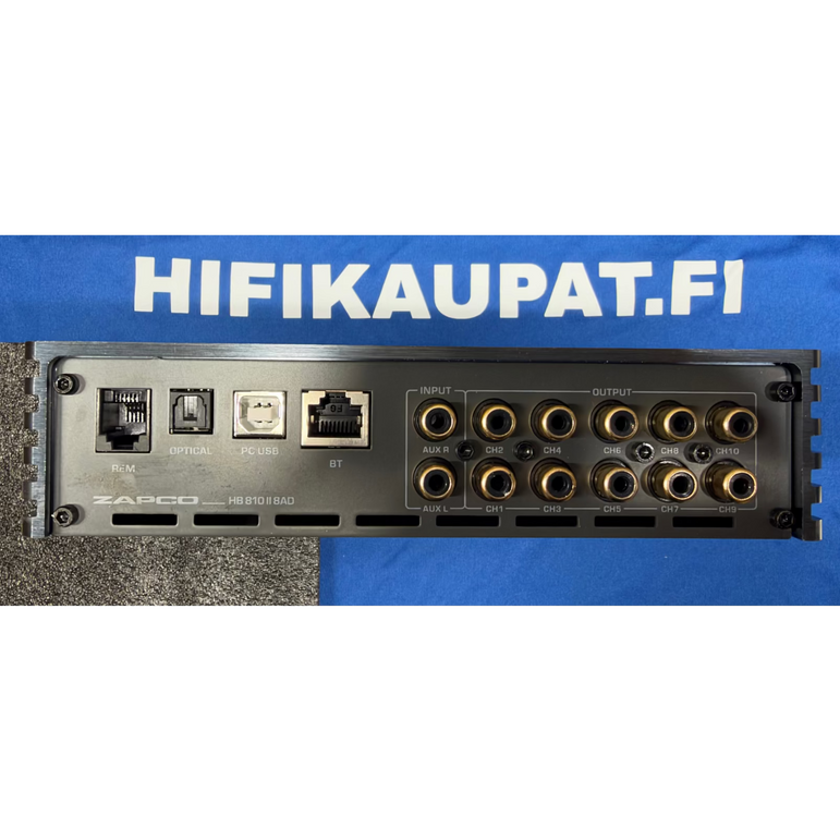 Zapco HB 810 II 8AD 10-kanavainen DSP-vahvistin /8-kanavainen vahvistin (demolaite)