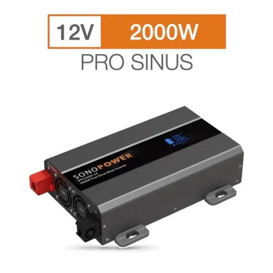SonoPower IPPS2000-12 – 2000W puhdas siniaaltoinvertteri 12V